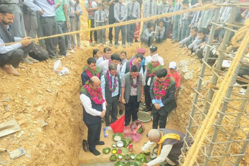 Nepal: Foundation stone laid for construction of school, hostel with ...